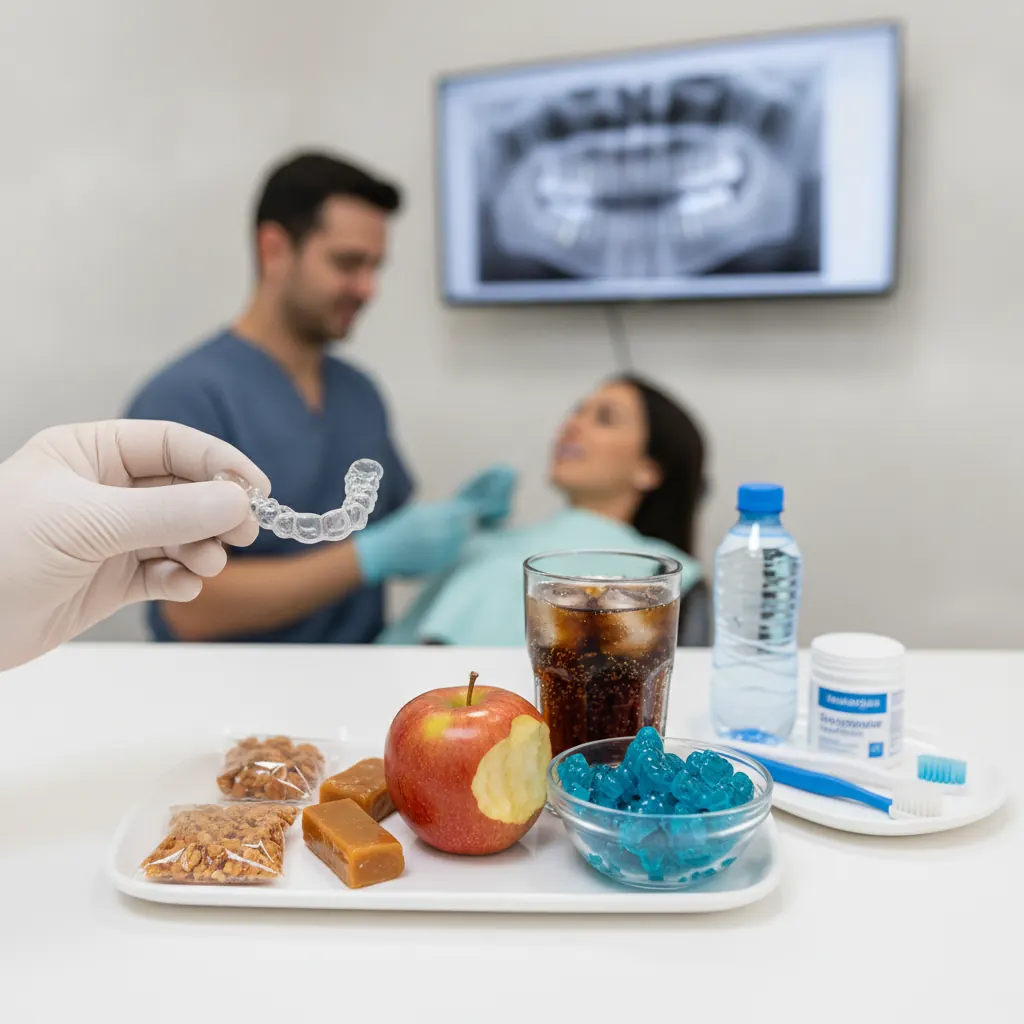 Invisalign: quais alimentos evitar durante o tratamento em Indaial